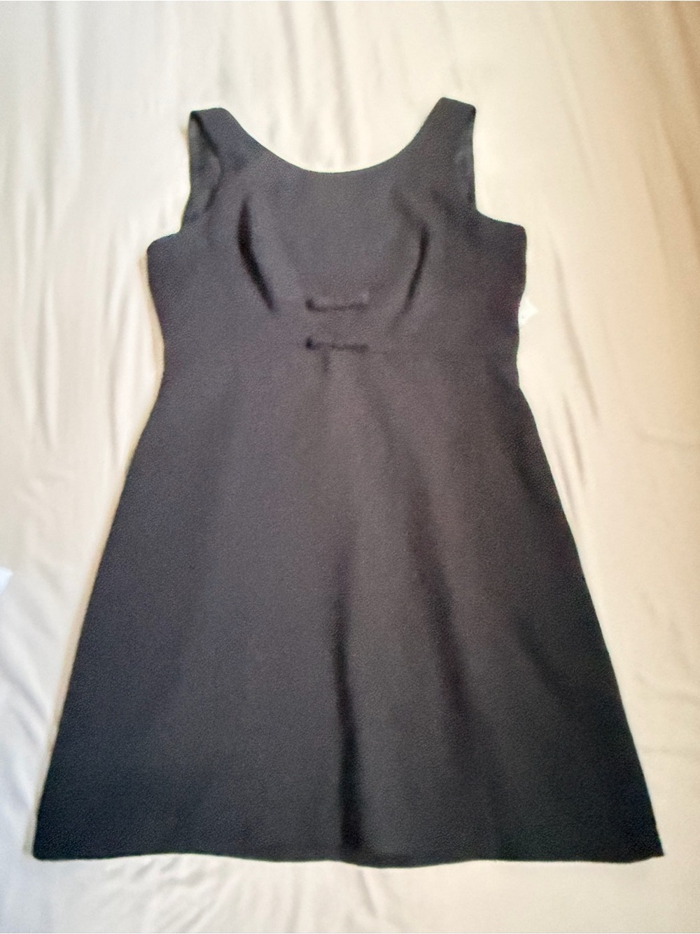 Rampage Black Sleeveless Midi A-Line Dress with Subtle Bust Detail